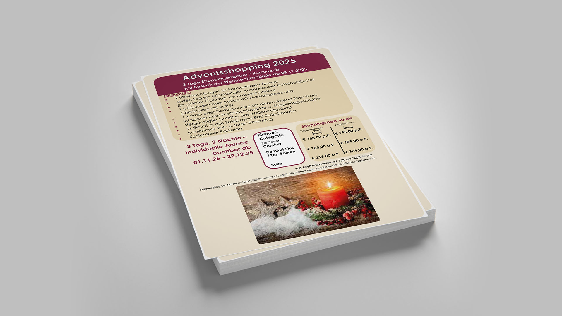 NordWest-Hotels Prospekte Preview Cocktail Kohlfahrt