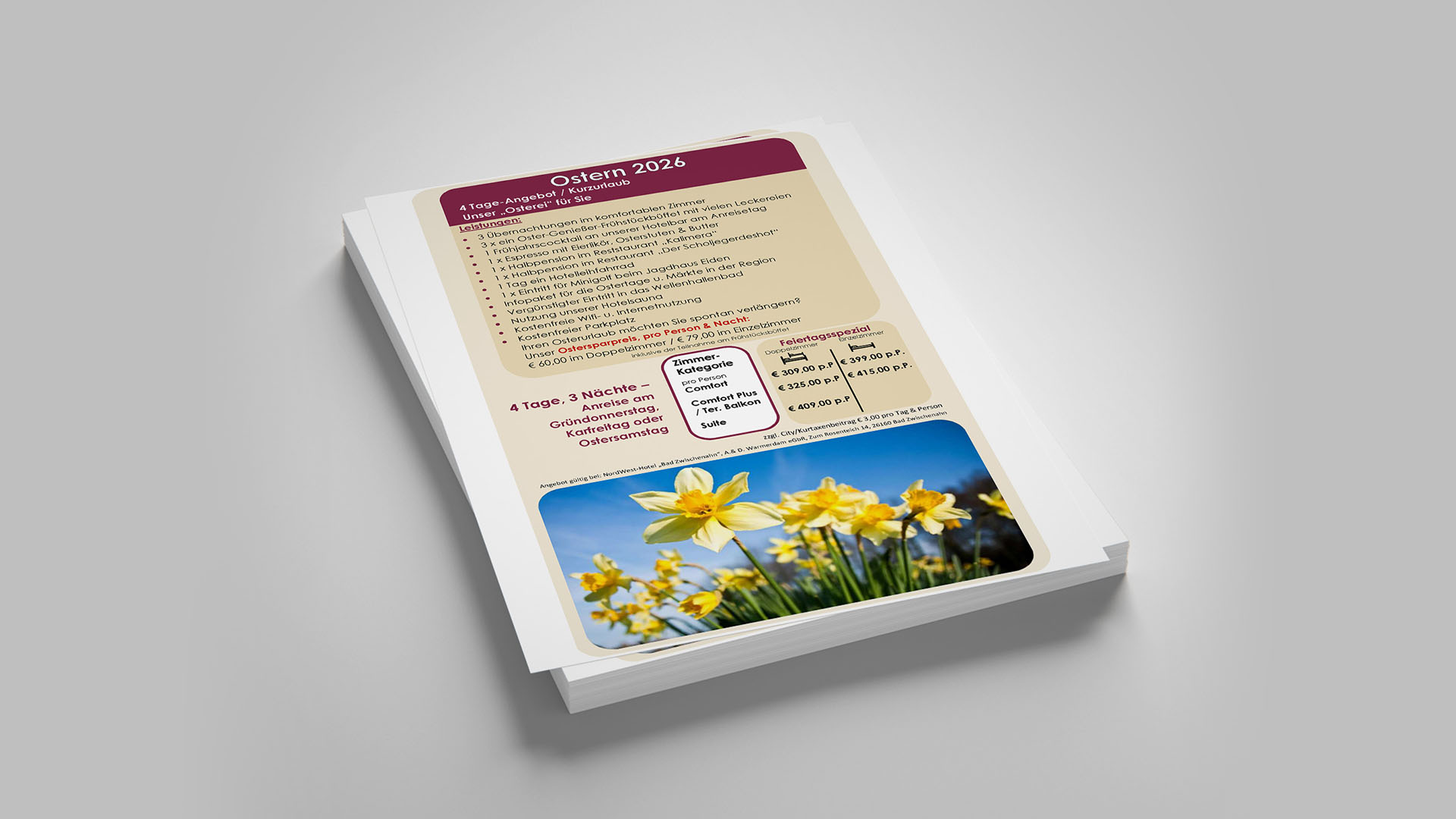 NordWest-Hotels Prospekte Preview Karnevalsflucht