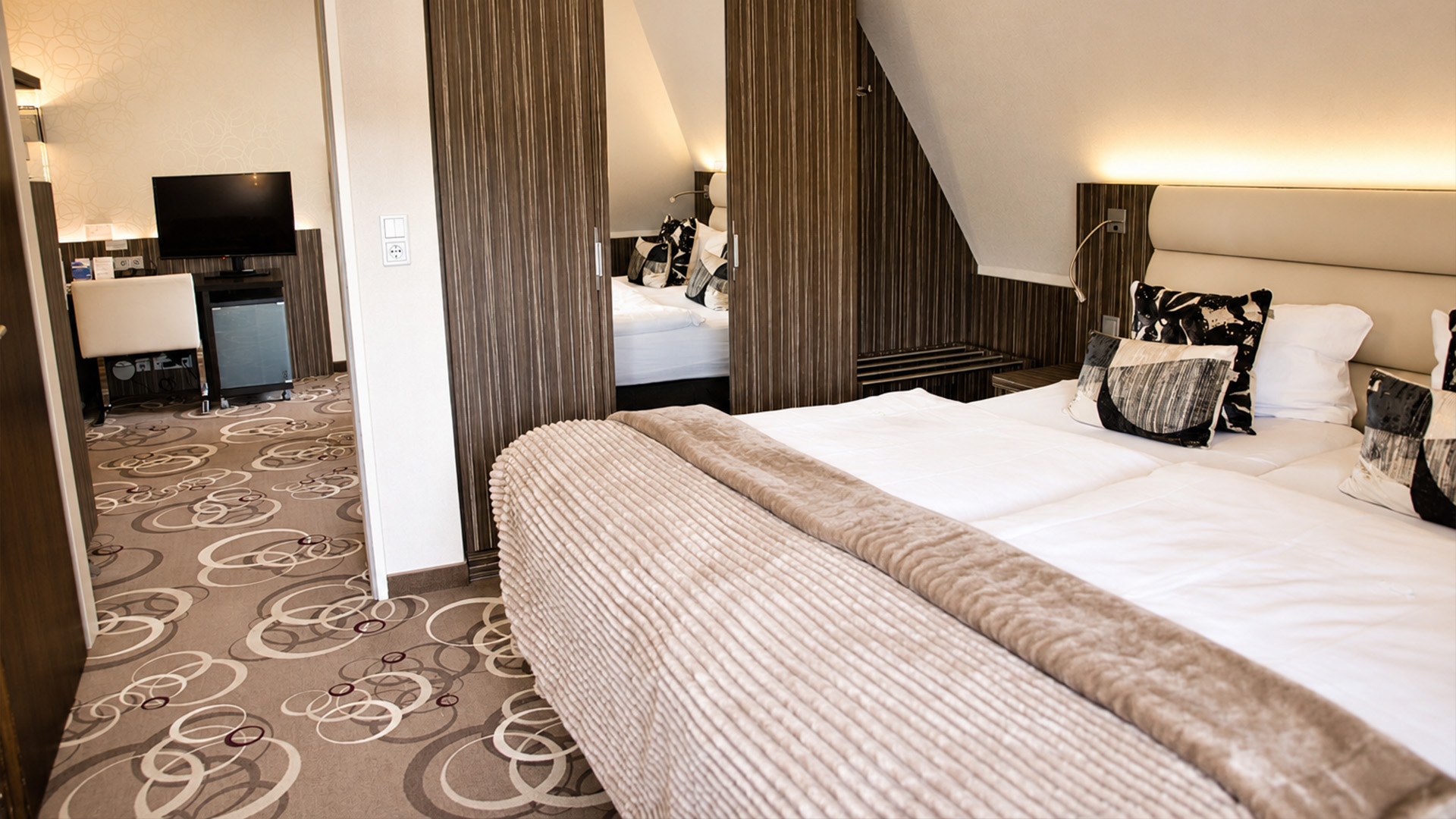 NordWest-Hotel Bad Zwischenahn Zimmer Suite Schlafzimmer